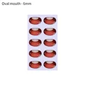 Oval mouth - 6mm