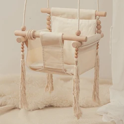 Columpio infantil con arnés – Asiento mecedor de lona para bebé