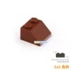 400pcs brown