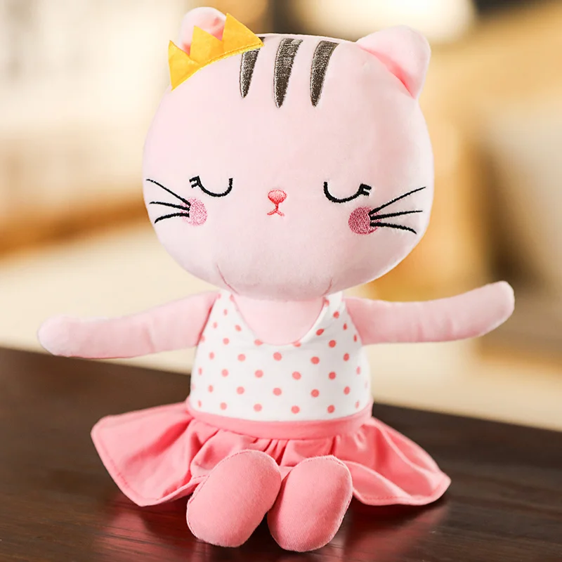 Almohada de gato felpa suave para niños regalo cumpleaños kawaii - imagen 2