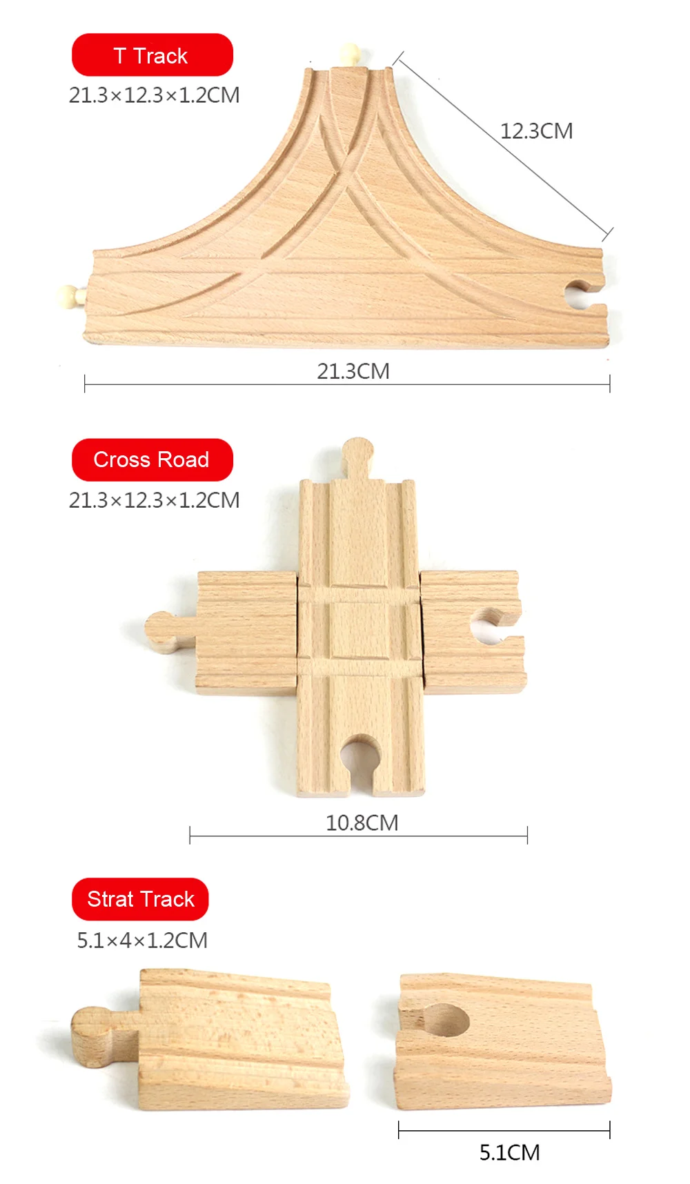 Pieza túnel madera - Accesorio paso subterráneo