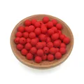 100pcs scarlet red