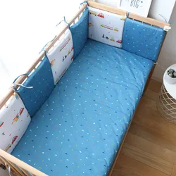 Protector de cuna nórdico suave para bebé – Parachoques padded
