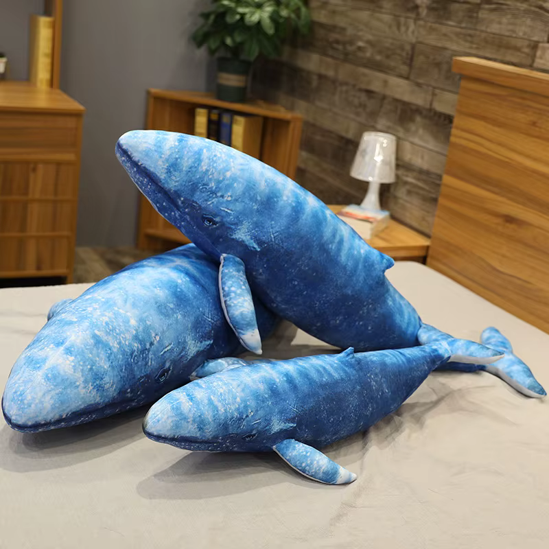 Peluche ballena azul suave para niños - imagen 5
