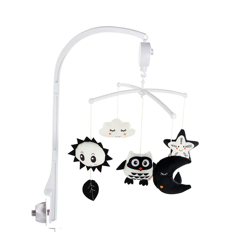 Caja de música animal con sonajero para cuna bebé - imagen 2