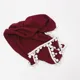 Dark Red-Pom