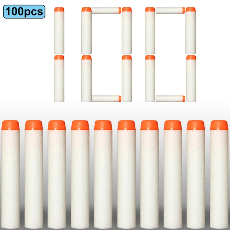 100 PCS White