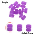 Purple 6x3x6.6mm