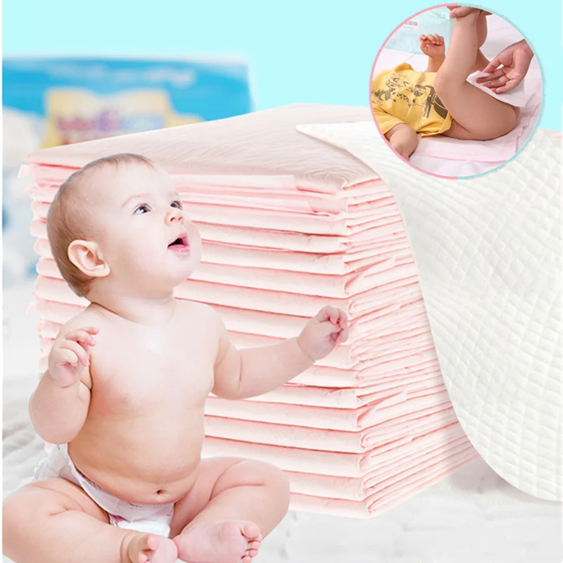 Almohadilla desechable para lactancia de bebés, estera para cambiar pañales impermeable absorbente para adultos, niños o mascotas, estera de papel - imagen 2