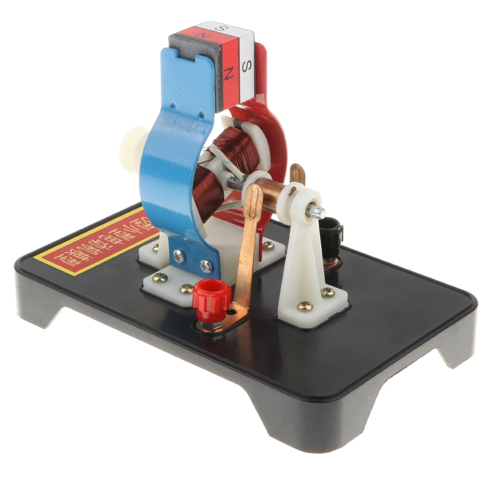 Pequeño Kit de modelo de Motor eléctrico de CC DIY, juguete educativo para niños, ayuda para la enseñanza de experimentos de Ciencias de física escolar - imagen 2