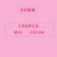 100Pcs Mix Color