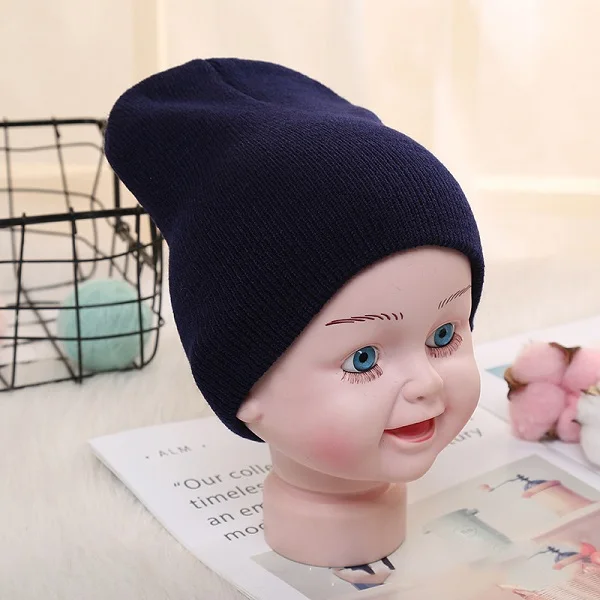 Navy Baby Beanie