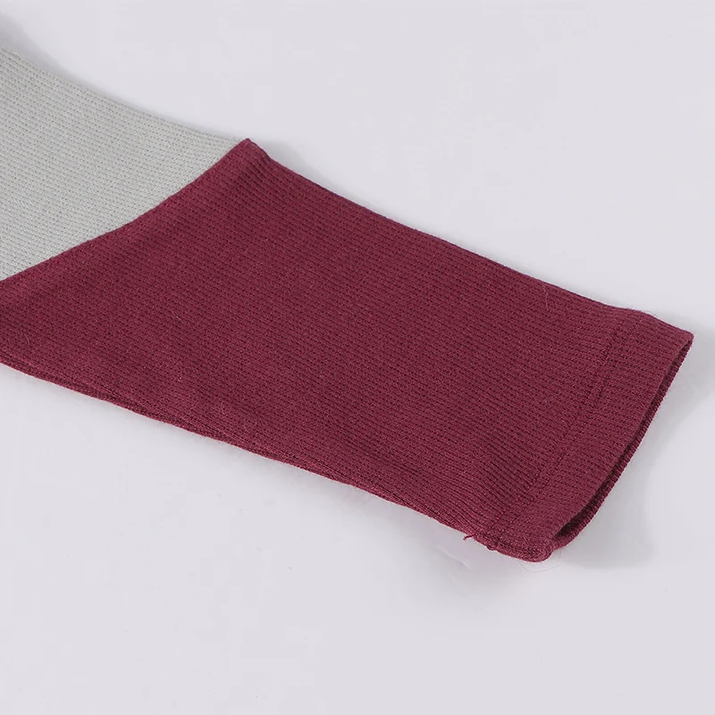 Camisón de manga larga para niña y mujer, ropa acanalada en contraste, vestido maxi informal de algodón, 2x2, verano y primavera - imagen 5