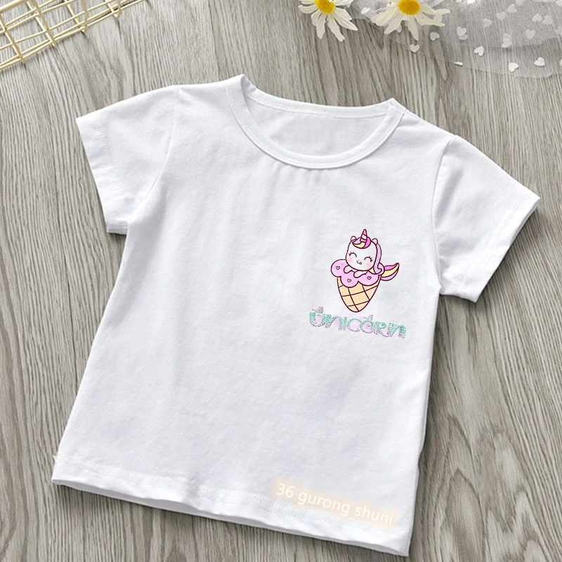 Camiseta cumpleaños - Unicornio Kawaii