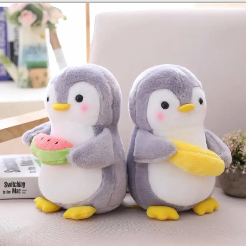 Peluche pingüino frutal suave para niños – Juguete de cumpleaños - imagen 3