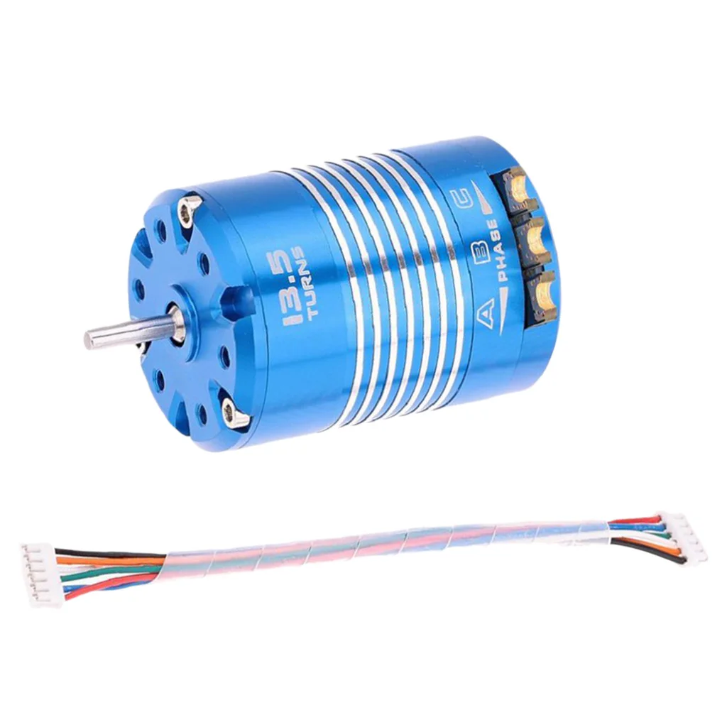540 13.5T Sensored Brushless Motor for 1/10 RC Car Truck High Efficiency