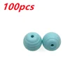 100pcs cyan