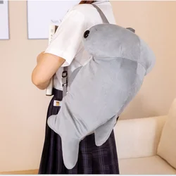 Mochila infantil de peluche tiburón martillo – Suave y tierna
