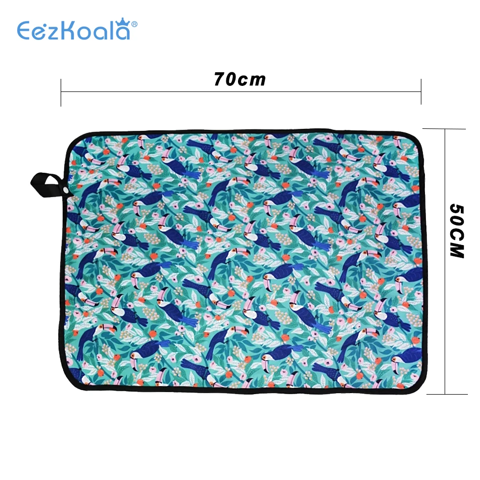 Eezkoala-alfombrillas para cambiar pañales de bebé, cubierta reutilizable, colchón, pañal para recién nacido, cambiador impermeable, tapete de juego Flool - imagen 2