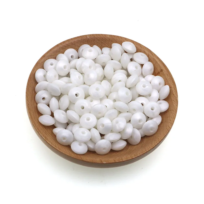 50pcs metallic white