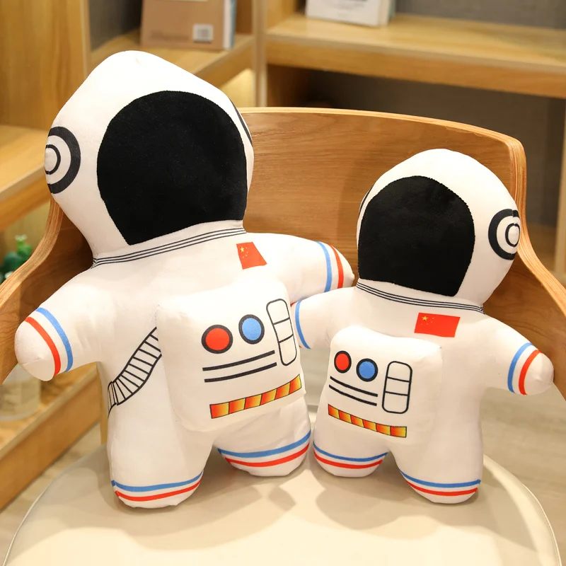 Peluche astronauta infantil suave – Almohada de dibujos animados - imagen 2