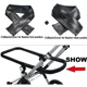 2 pcs black c