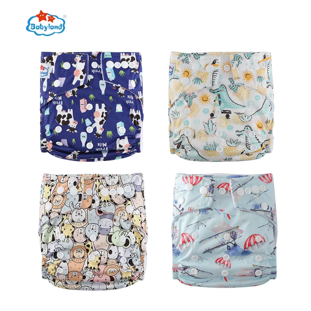 Babyland Pañales Reutilizables de Tela Ajustables 0-2 Años - imagen 4