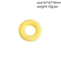 5pcs cream yellow