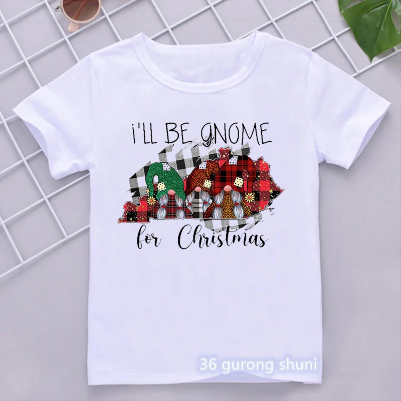 Camiseta navideña para niños con coche – Harajuku kawaii, festivo - imagen 3