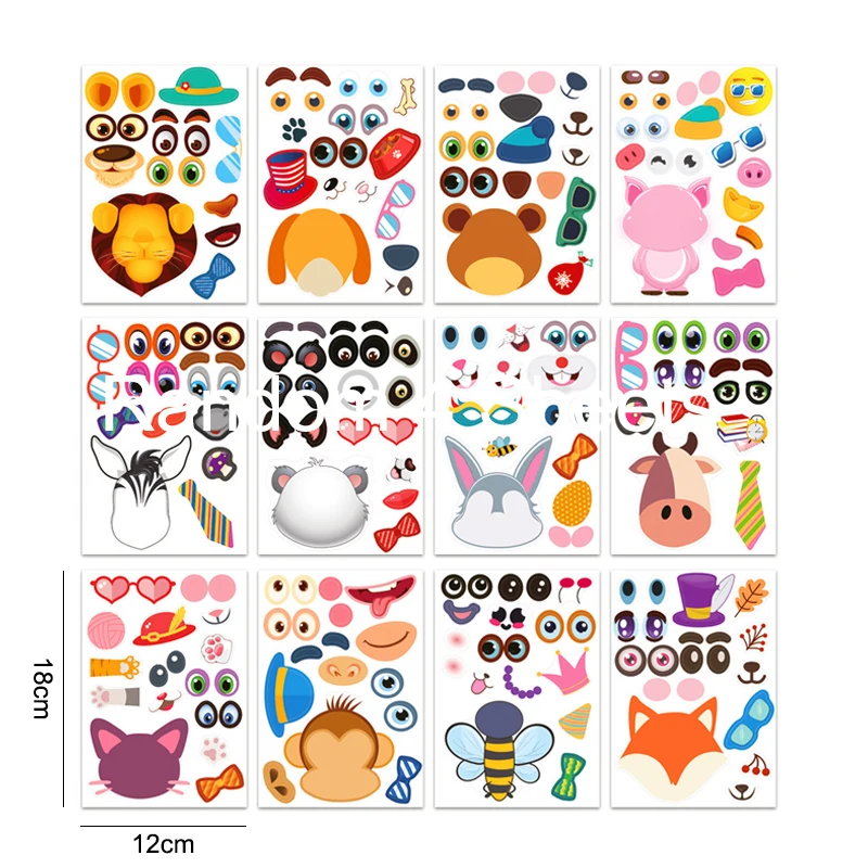 12Pcs Animal BLTZ