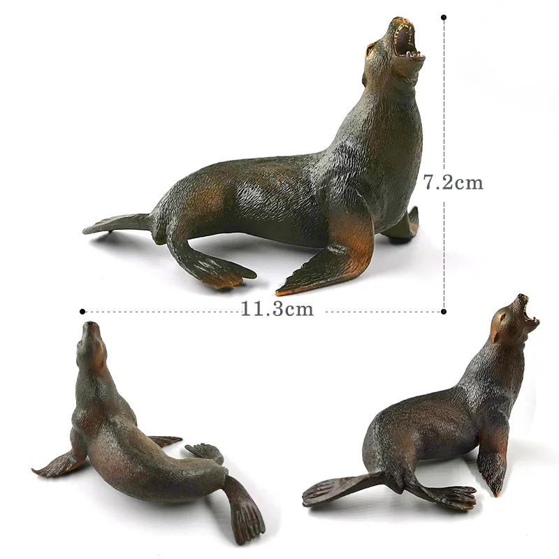 Esmalte ballena, tigre, tiburón, morsa, mar, León, tortuga, delfín, modelo de estatuilla, decoración del hogar, accesorios de decoración de jardín de hadas en miniatura - imagen 5