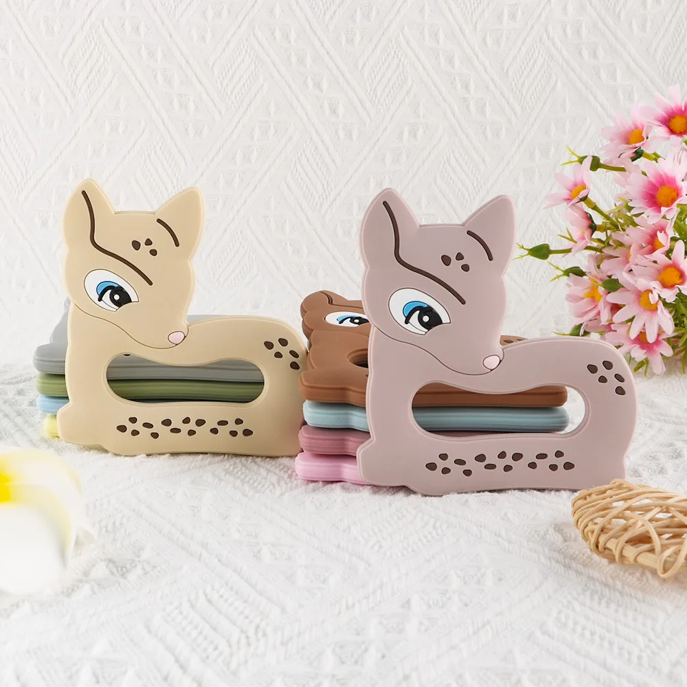 Colgantes de animales de dibujos animados de silicona para fabricación de joyas, pulsera DIY a granel, pendientes, accesorios personalizados, 1 ud. - imagen 4