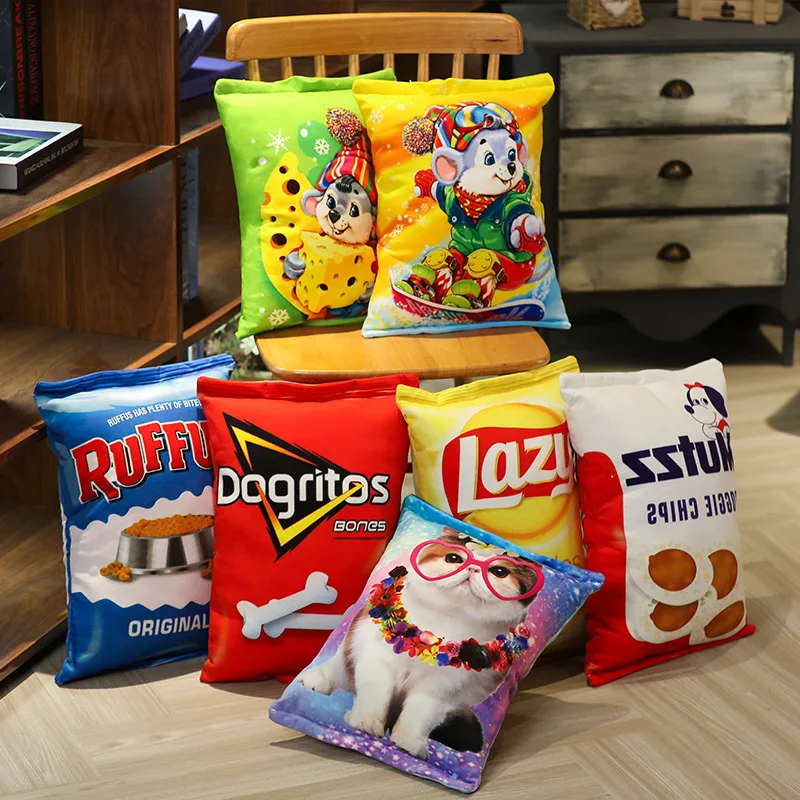 Peluche realista de comida en felpa – Cojín de aperitivo para niños - imagen 2