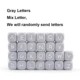 Gray Letter Mix
