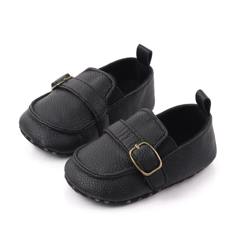 Zapatos de bebé antideslizantes para niños y niñas, calzado informal de PU suave para primeros pasos, primavera y otoño - imagen 2