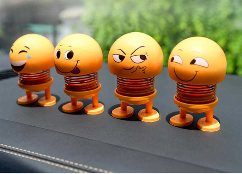 Muñecos cabezón de coche – Adornos divertidos para salpicadero - imagen 4