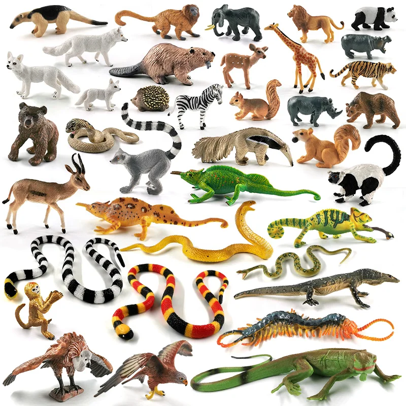 Figura de zorro blanco, erizo, ardilla, oso, lagarto, ciempiés, serpiente, decoración del hogar, accesorios de decoración de jardín de hadas modernos - imagen 3