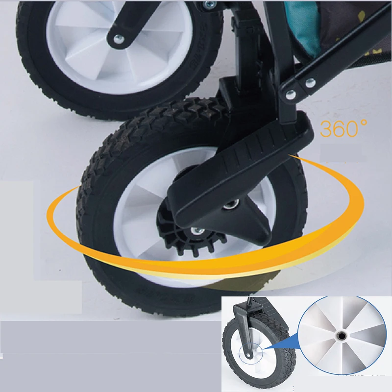 Carrito de compras plegable Oxford para el hogar - portátil y práctico - imagen 4