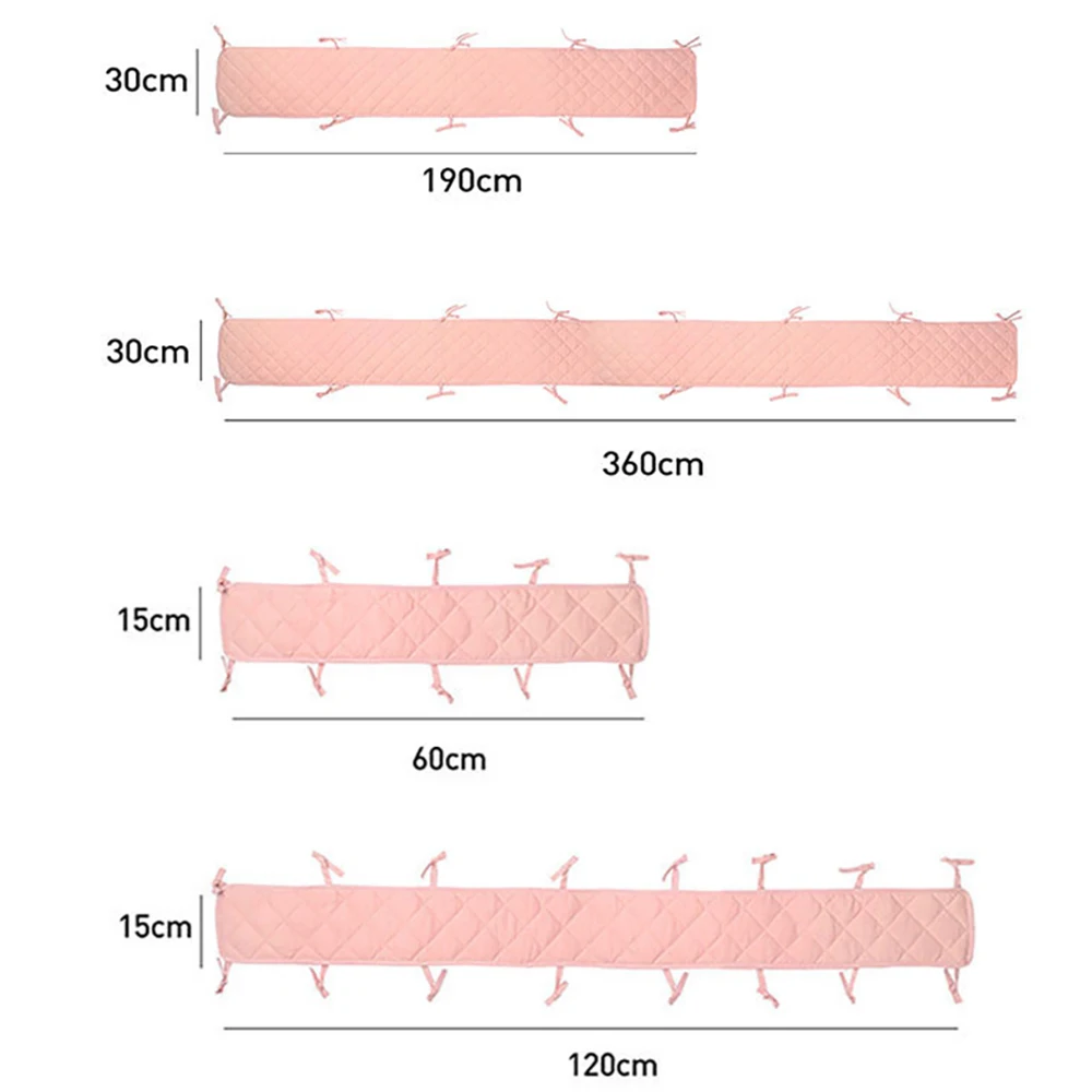 Parachoques beige cuna - Detalle costura calidad premium