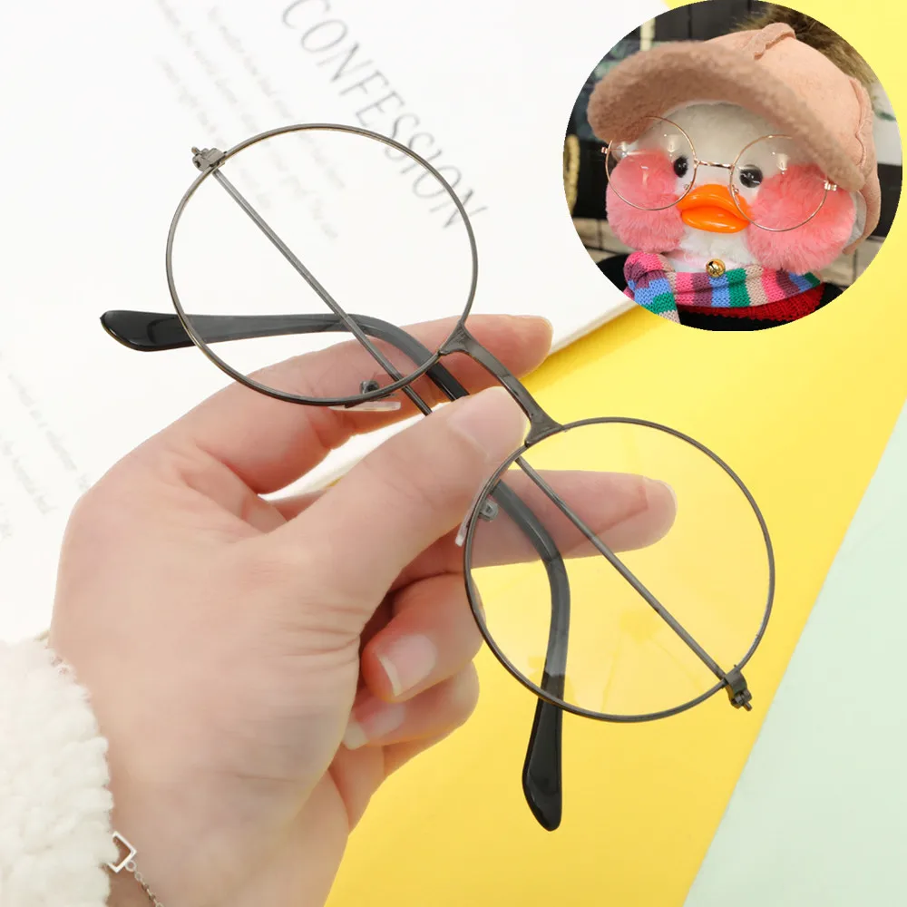 Gafas de felpa para pato Mimi, accesorios de juguete para niños, 30cm