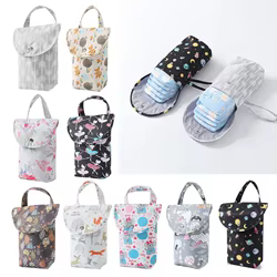 Bolsa de pañales impermeable reutilizable con organizador portátil