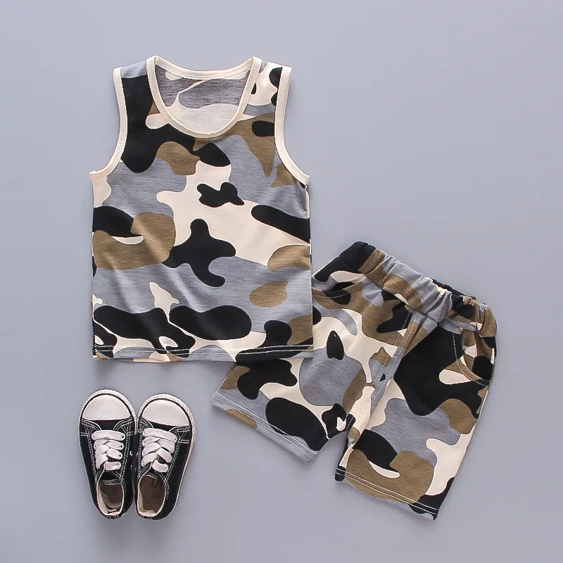 Chaleco de verano para bebé con pantalones cortos - Conjunto ligero - imagen 5