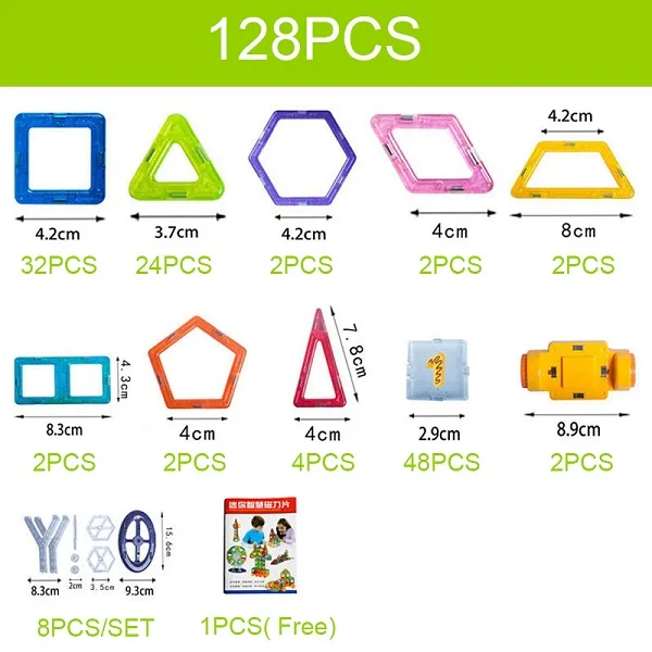 128PCS