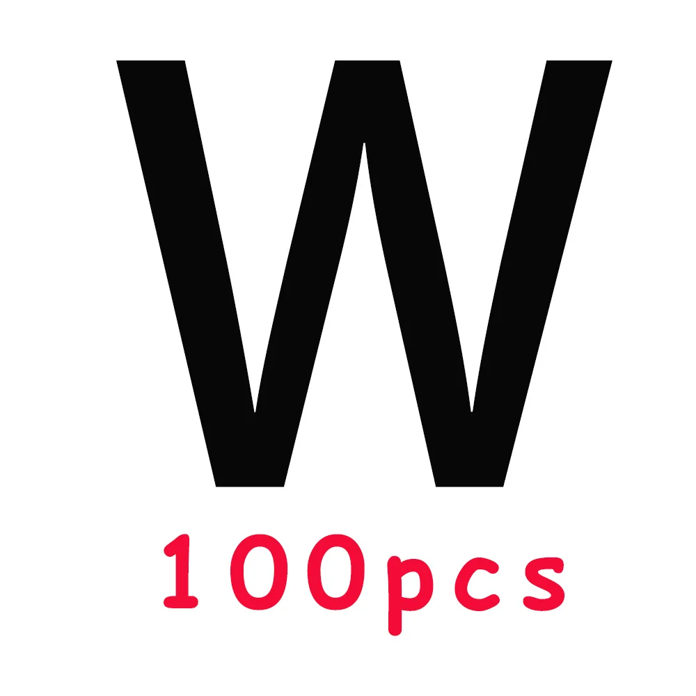 100PCS W