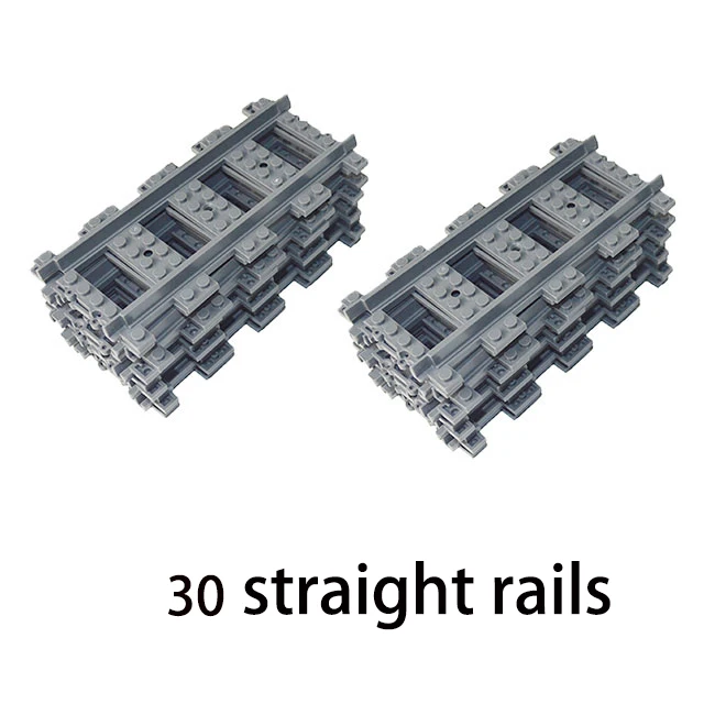 30 straight rails