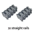 30 straight rails