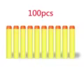 100pcs Yellow Solid