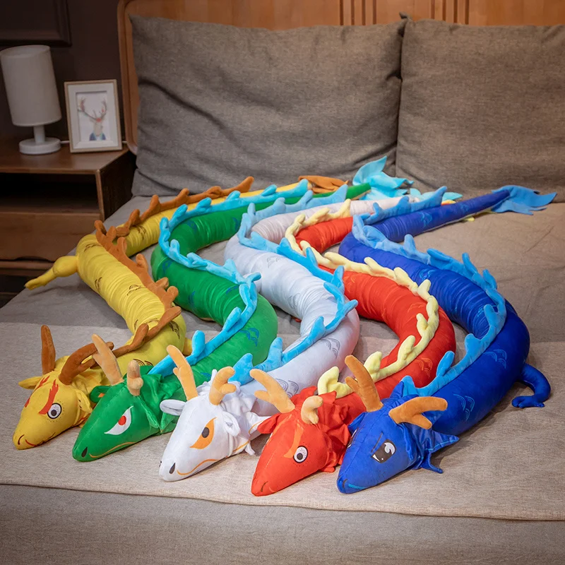 Peluche de dragón gigante de felpa para niños – Súper suave - imagen 4