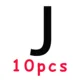 10PCS J