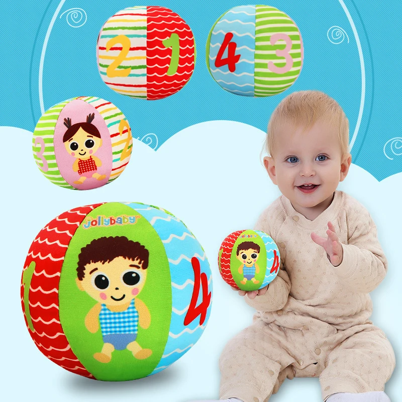 Sonajero felpa suave con sonido – Juguete educativo para bebés - imagen 4